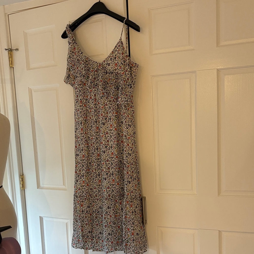 Club Monaco Multicolor Floral Midi Dress